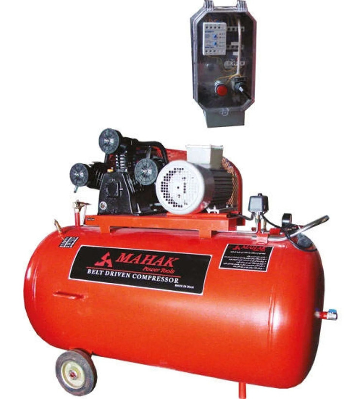 کمپرسور محک 350 لیتری سه فاز 3 سیلندر -AP-353