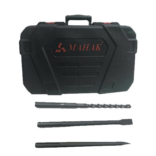 دریل بتن کن چرخشی چهارشیار ۳۲ میلیمتر دور متغیر با کیف و قلم مدل -HDM-324H