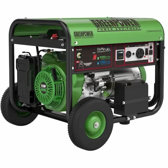 موتوربرق گازسوز گرین پاور 8 کیلو واتی مدل CC9000-NG/LPG-ES