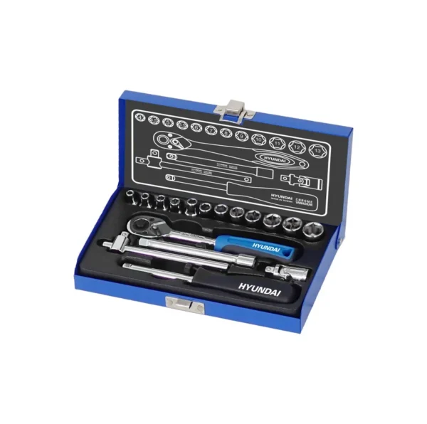 جعبه بکس هیوندای HT-9138 38 پارچه 1/4 اینچ